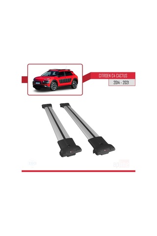 Citroen C4 Cactus 2014 Ve Sonrası Fly Model Ara Atkı Tavan Barı G
