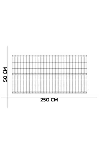 1 Adet Panel Çit Teli 50x250 Cm - Antrasit