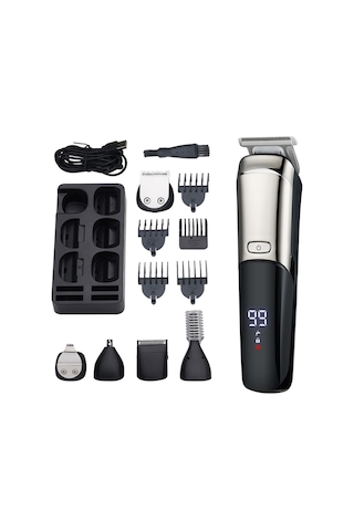 Gajeena 6'sı 1 Arada Usb Şarjlı Su Geçirmez Erkek Tıraş Makinesi Ve Sakal Trimeri