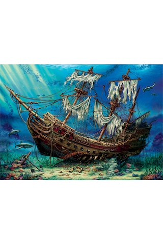 Anatolian 1500 Parçalık Puzzle - Batık Gemi 4558