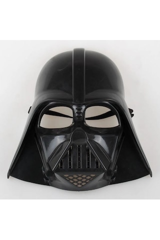 Çocuk Boy Yıldız Savaşları Wars Darth Vader Maskesi Ve 90 Cm Pelerin Seti Siyah