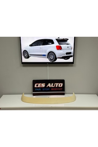 Vw Polo Uyumlu Wrc Bagaj Spoiler Plastik İthal Sıfır Ürün