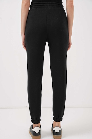 Gabria Paça Lastikli Eşofman Altı Siyah