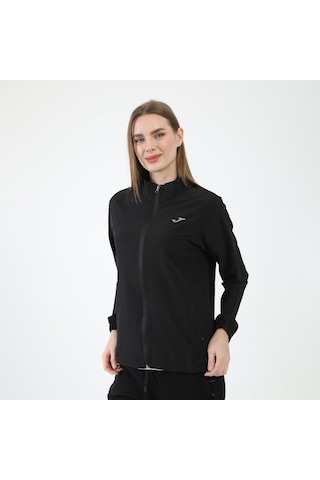 Joma 6231301 Kadın Önden Fermuarlı Siyah Sweat