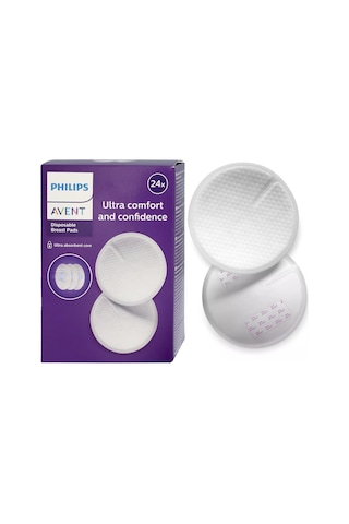 Philips Avent Kullanımlık Göğüs Pedleri Ultra İnce Emici Petek Gündüz Konfor Hijyenik Ambalajlı Sızdırmaz Hava Alan Scf254/24