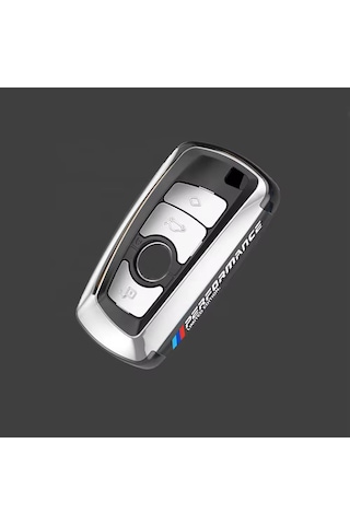 Bmw Anahtarlık Parlak Gümüş Şık Tasarım Kumanda Kabı Bmw Keychain, Shiny Silver, Stylish Design Remote Control Case
