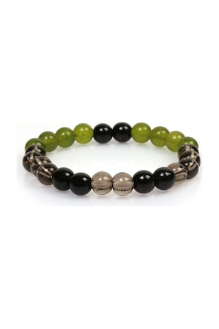 Mystic Energy Doğal Taş Şans Unisex Tılsım Bilekliği Çok Renkli