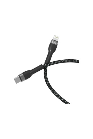Mobilefix Siyah Shira Serisi Type-c To Lightning Pd Kablo 1 Metre