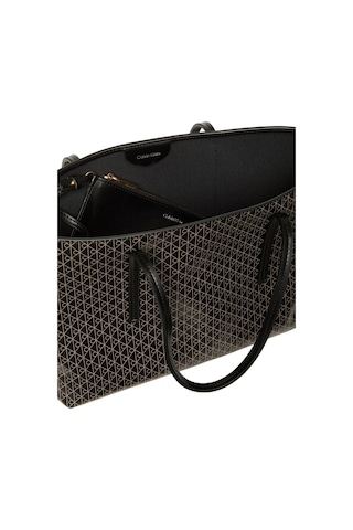 Emblem Aop Small Tote Kadın Siyah Çanta-9167 Siyah