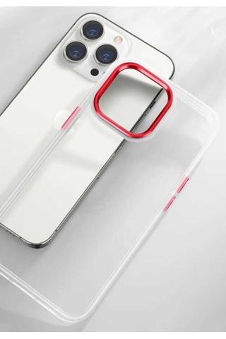 Apple Uyumlu iPhone 13 Pro Max Kılıf Zore Krom Kapak