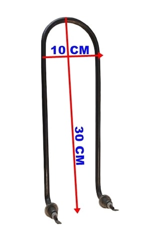 Ender Benmari 30 Cm Rekorlu Kıvrık Rezistans 1000w 220v 8,5 Cr-ni