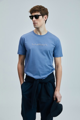 Lufian Fusıon Modern Grafik T- Shirt Koyu Lila Koyu Lila 111020250100890 Koyu Lila