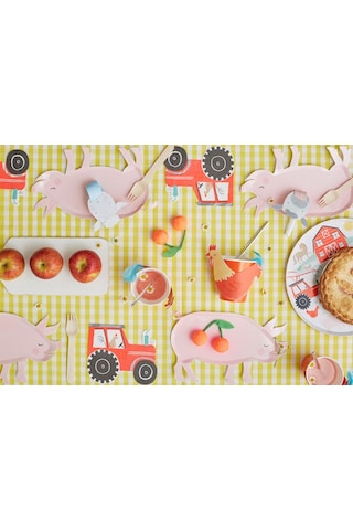 Meri Meri - On The Farm Tractor Napkins - Traktör Peçete - 16'lı
