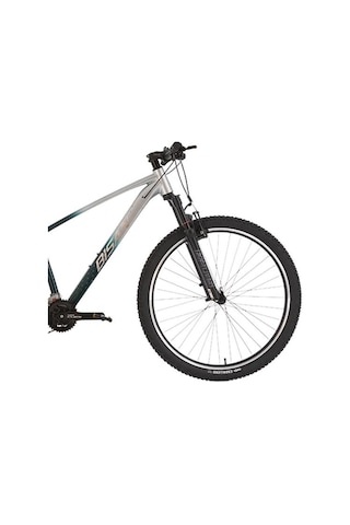 Bisan Bold 7.3 Erkek Dağ Bisikleti 43cm V 29 Jant 21 Vites Gri Koyu Yeşil Krom Çok Renkli