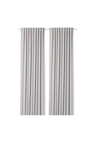 Karartma Perde/2 Kanat, Açık Gri, 145x300 Cm Gri