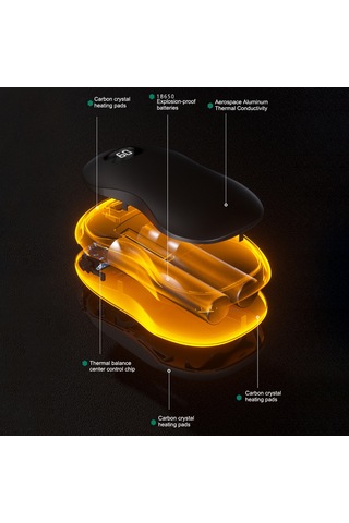 Tenfowee Kışın Taşınabilir El Isıtıcı Ve Powerbank - 3 Ayar, 5000mah Pil, Hızlı Isınma Koyu Yeşil