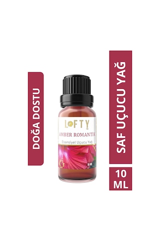 Lofty Amber Romantik Uçucu Yağ Buhurdanlık Esansı Oda Kokusu 10 ML