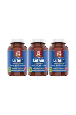 Lutein 15 Mg Astaksantin 12 Mg 3 X 60 Tablet 180 Tablet