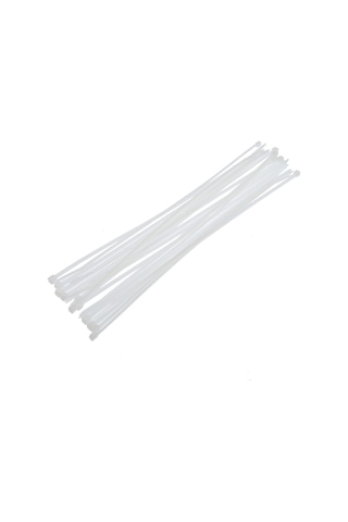 Tek-iş Kablo Bağı Cırt Kelepçe 292 Mm X 3.6 Mm Beyaz 20 Adet