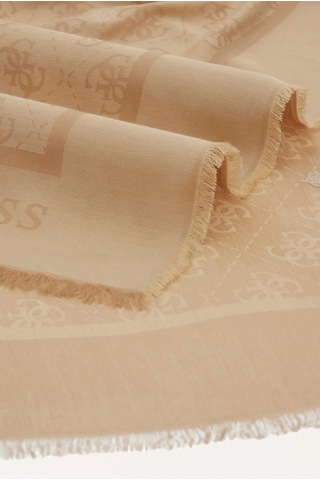 Guess Jakarlı 70x180 Kadın Bej Şal Aw5529vıs03-beı