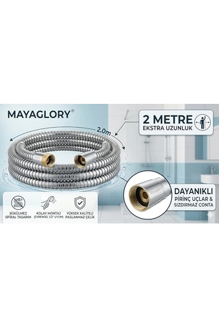 Pvc Duş Hortumu 2 5 Metre Boyunda Genel