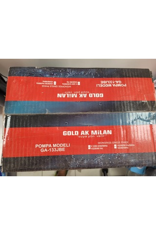 Gold Ak Milan Su Pompasi 3 Bar