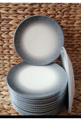 Güral Porselen Petek 19 Cm 12 Adet Pasta Tabak