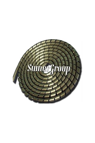 Sumergroup Kablo Düzenleyici Koruyucu Spiral Rulo 25Mm Siyah 50M