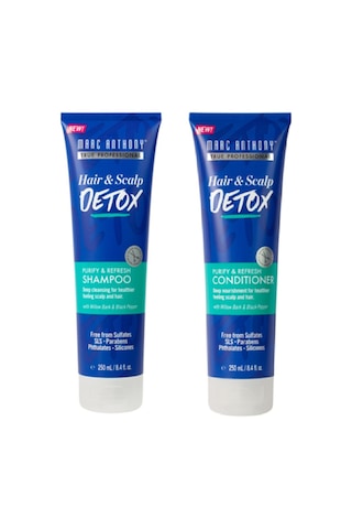 Marc Anthony Detoks Arındırıcı ve Tazeleyici Şampuan 250 ML + Saç Kremi 250 ML