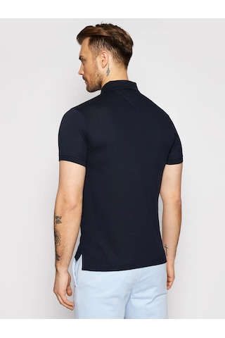 Tommy Hilfiger Polo Yaka Pike Erkek T-shirt Lacivert