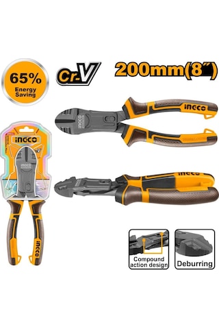 Ingco HCDCP58200 Çok Amaçlı Yan Keski 200 MM