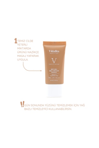 Vidalita Beauty & Care Vitamin C & Hyaluronic Acid Bb Cream Medium Ton SPF50+ 50 ML