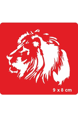 Asil Aslan Tattoo Geçici Dövme Şablonları Kına Kalıpları