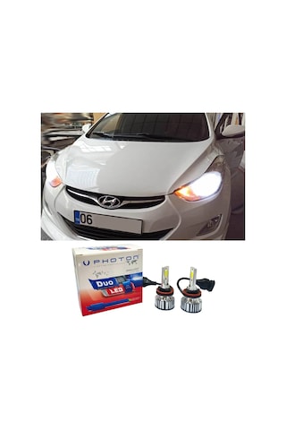 Hyundai Elantra Led Xenon Uzun Far Ampulü H7 Duo Yeni Seri Beyaz 2012+