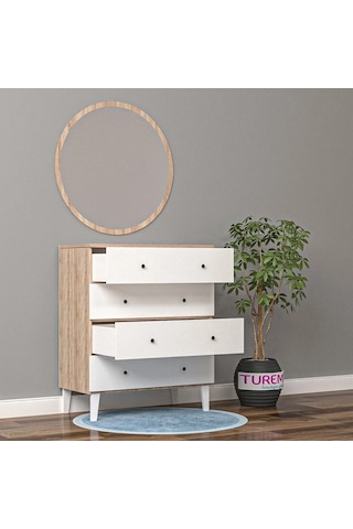 Midyum Şifonyer Mdf Siyah