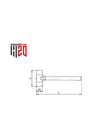 İzeltaş Plastik Çekiç 30Mm - 5850250030