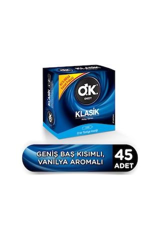 Okey Klasik Prezervatif 45'li