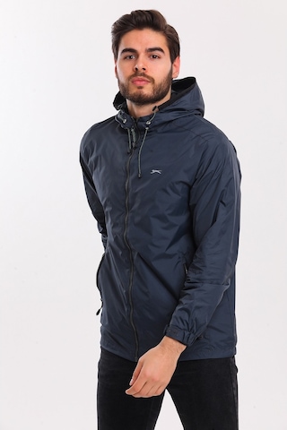 Slazenger OFANS Erkek Yağmurluk Koyu Gri