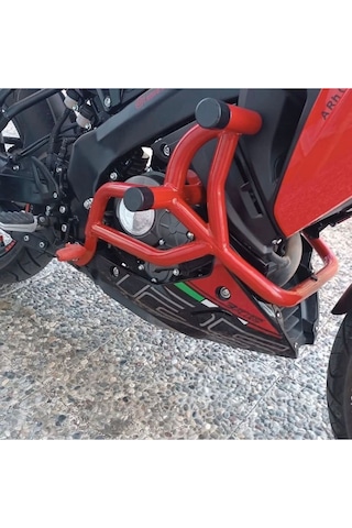Benelli 125s Ön Koruma Demiri Kırmızı Motosiklet Ön Koruma