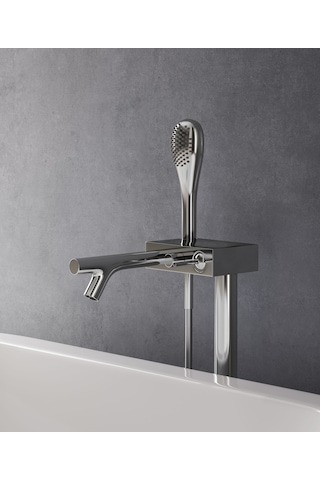 VitrA Istanbul Joystick Yerden Küvet Bataryası Krom A41819 Krom