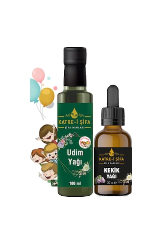 Katre-i Şifa Çocuklar İçin Udim Yağı 100 ML ve Kekik Yağı 30 ML