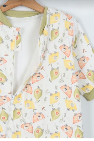 4-5-6 Yaş Elyaf Dolgulu 2 Tog Çocuk - Bebek Uyku Tulumu Beyaz