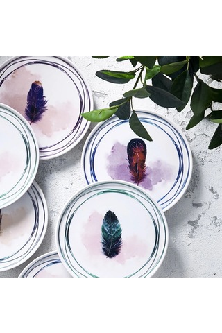 Fecra Tirga 6 Parça Pasta Tabağı Seti