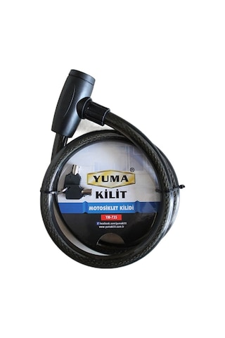 Yuma Ym-735 120 Cm 20 Mm Motorsiklet Kilidi Diğer