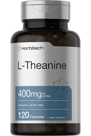Horbaach L-theanine 400mg Per Serving 120 Capsules Aromasız