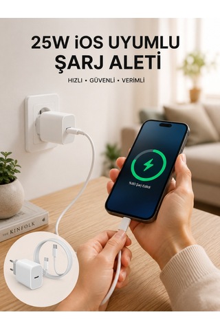 Type-c Hızlı Şarj Özellikli Cihazı Usb-c Kablo Dahil -