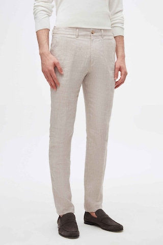 D's Damat Ds Damat Slim Fit Bej Düz %100 Keten Jogger Pantolon 4hc03s2063230 Bej