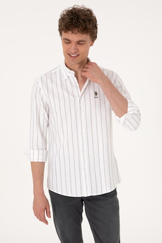 U.s. Polo Assn. Erkek Dokuma Gömlek 2105165 Vizon