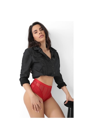 Sistina Kırmızı - 75 - Kadın Çizgili Külot Veronica-k1009 - - Kmrsfres - Beden L/xl