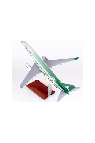Thy002 1/100 Ölçek, Thy Giresun Spor Logolu B737-800 Yolcu Uçağı, Sergilemeye Hazır Ahşap Standlı Model-56256